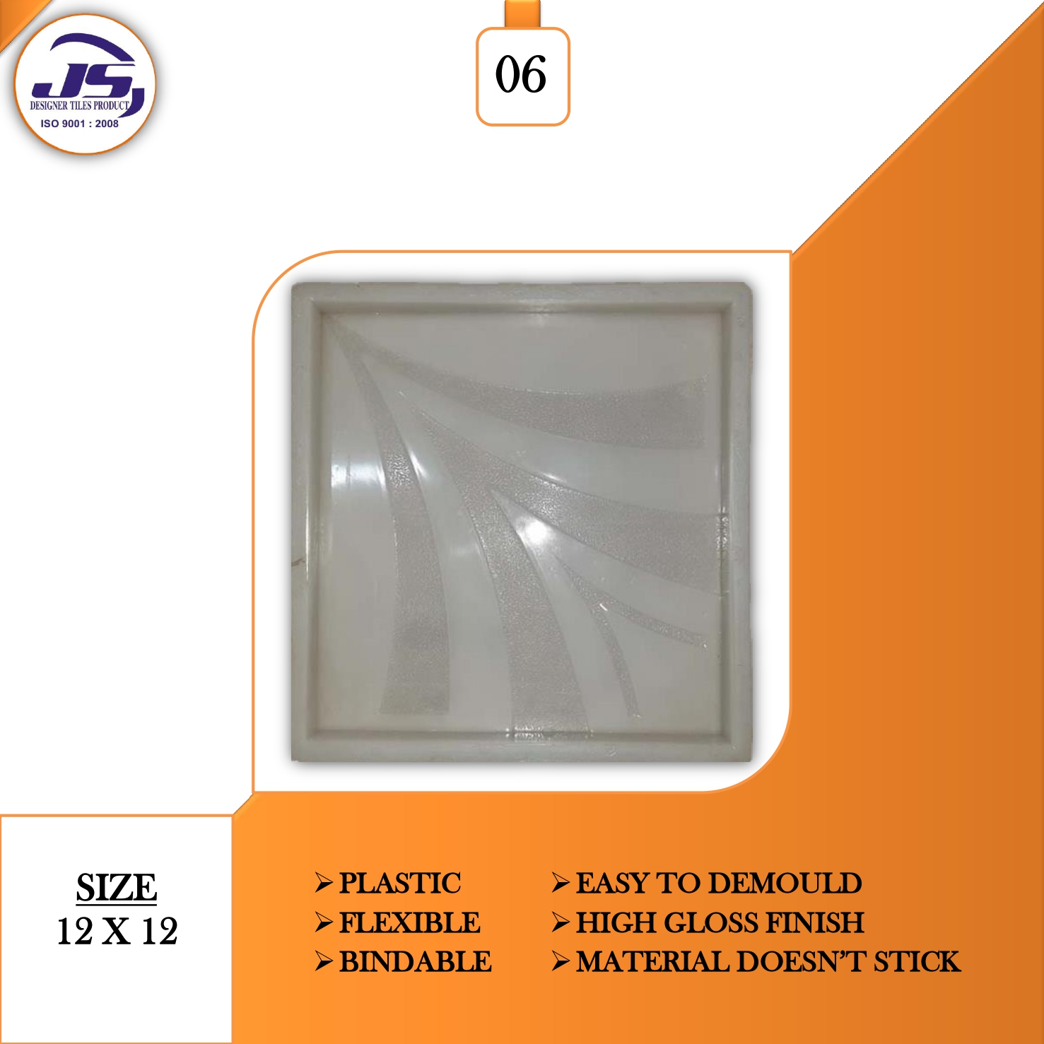 Patti (12x12) Plastic Mould